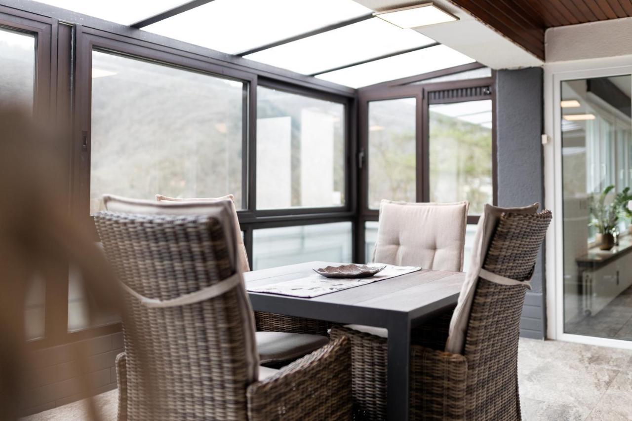 Ferienwohnung Villa Abrioux Am Park バート・ベルトリッヒ エクステリア 写真