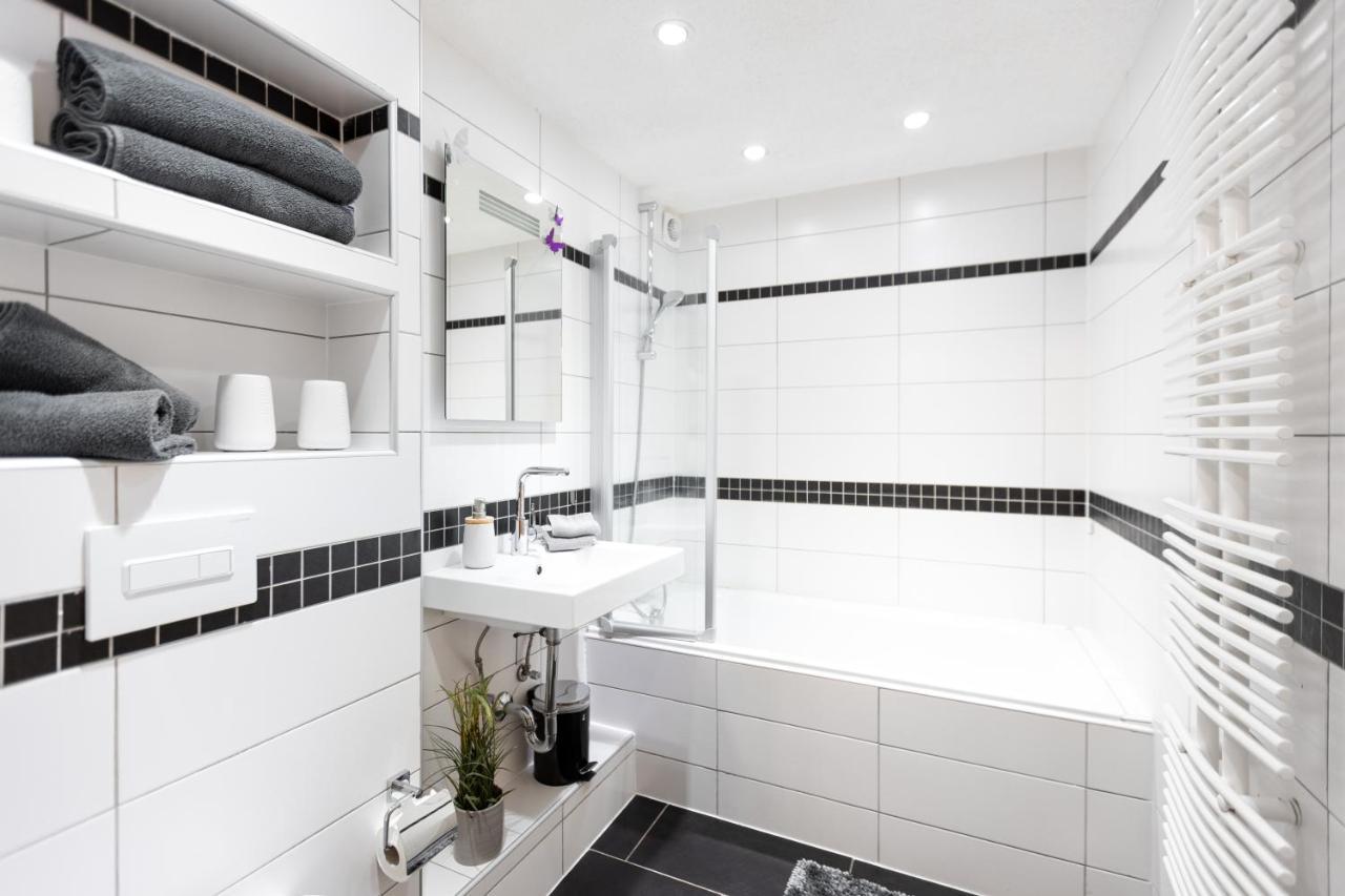 Ferienwohnung Villa Abrioux Am Park バート・ベルトリッヒ エクステリア 写真